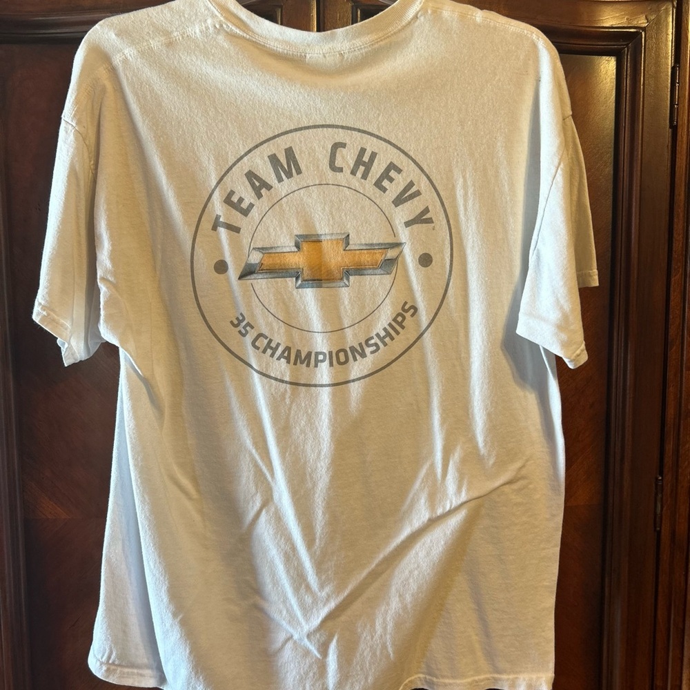 Team Chevy Gildan Heavy Cotton White T-Shirt
